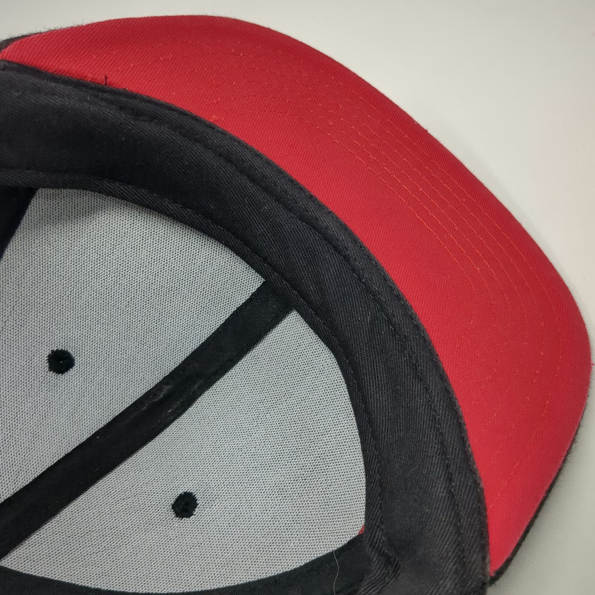 Marvel Snapback Hat Black One Size Metal Spider Logo Red Web Print Super Hero