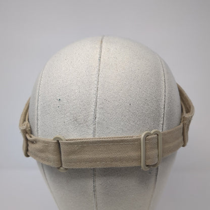Memphis Sun Visor Hat Brown One Size Adjustable Embroidered Lightweight Nissin