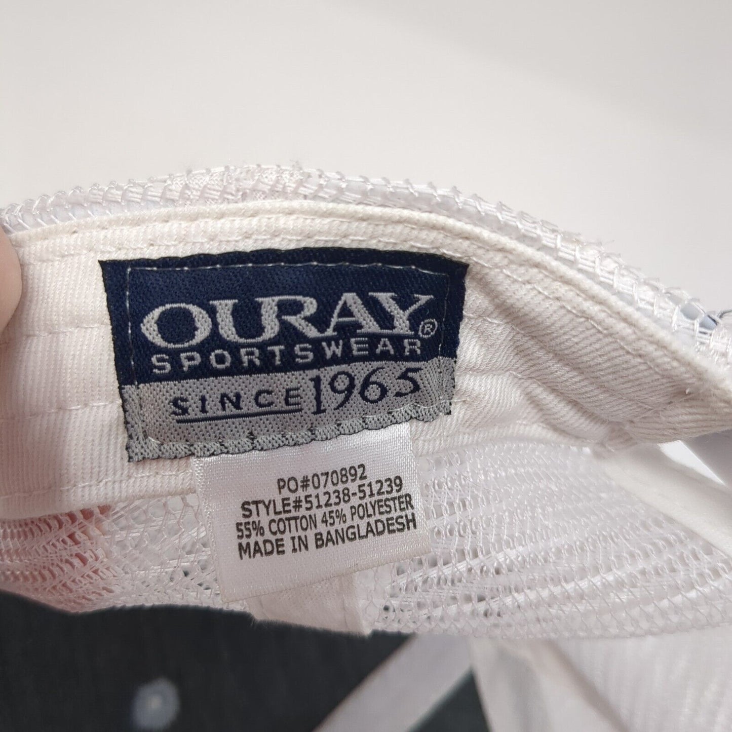 Ouray Snapback Mesh Back Trucker Hat Multi One Size Patch Adjustable