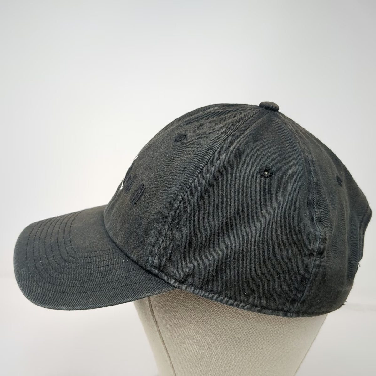 Jordan Brand Baseball Cap Black One Size Jumpman Logo Slideback Cotton Twill Hat