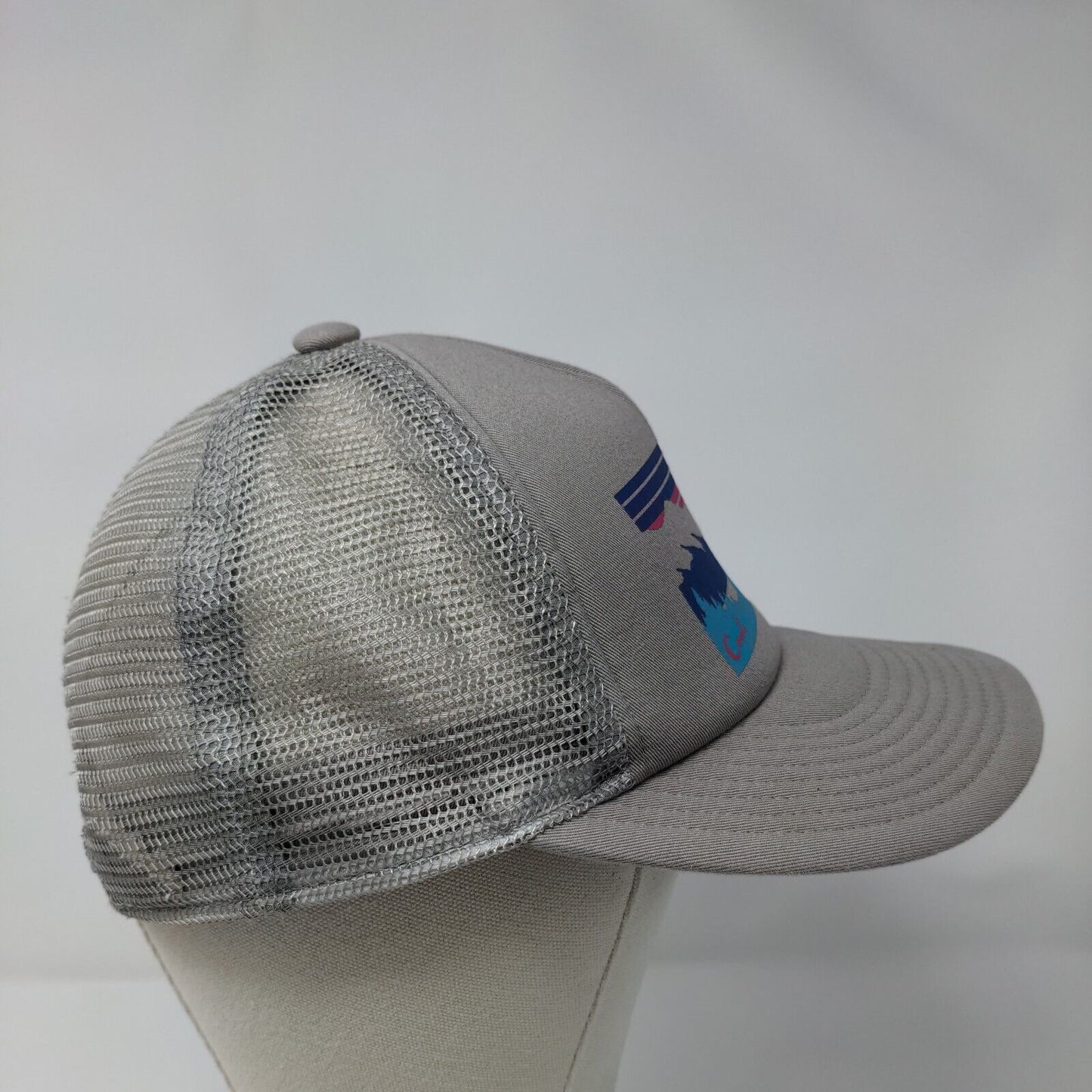 Coal Snapback Trucker Hat Gray OSFA Adjustable Breathable Mesh Back 6 Panel