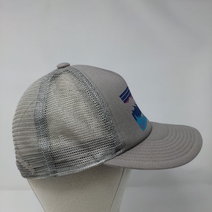 Coal Snapback Trucker Hat Gray OSFA Adjustable Breathable Mesh Back 6 Panel