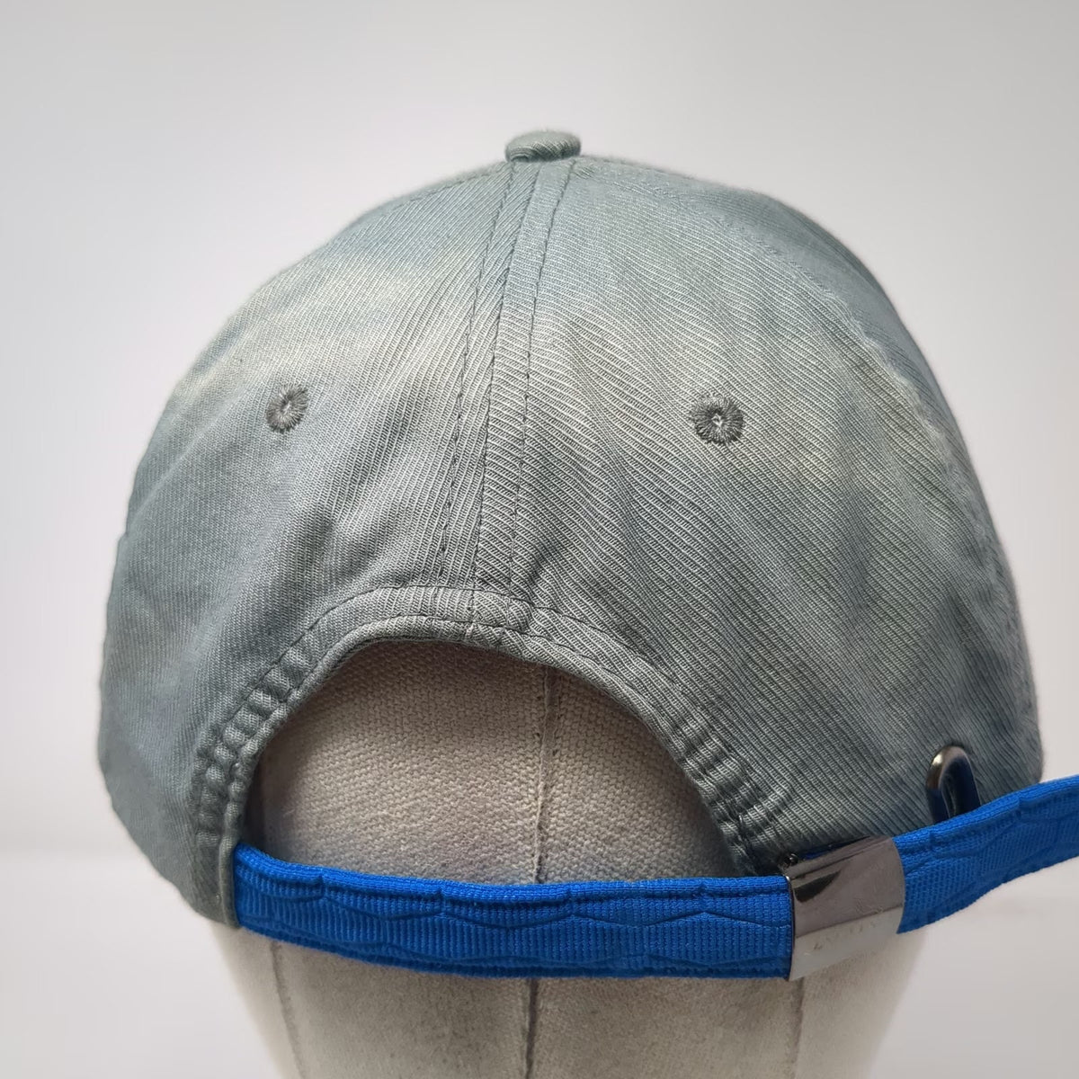 Jaguar Baseball Cap Gray One Size Adjustable Logo Rubber Patch Automotive Hat