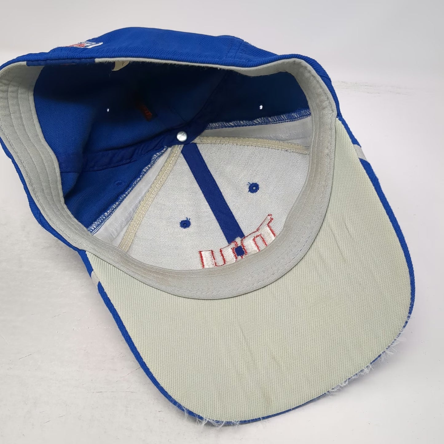 New York Giants NFL Reebok Baseball Cap Blue Red White XL Onfield Stretch Hat