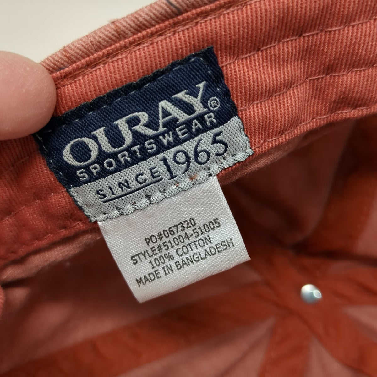 Ouray Baseball Cap Red Blue One Size Strapback Mackay Bar Ranch Salmon River Hat