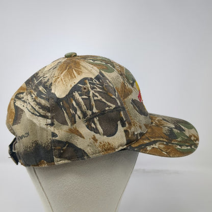 Outdoor Cap Baseball Brown Camo One Size Crossroads Man Camp Hat Embroidery Logo