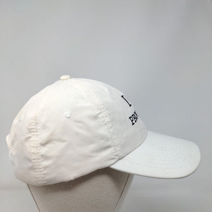 I Love Progreso Slideback Hat Cream One Size Adjustable Embroidered 6 Panel