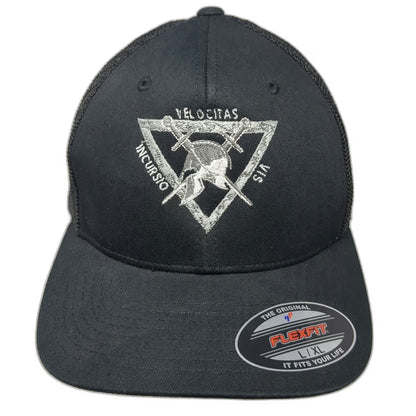 Port Authority Baseball Cap Black XL Mesh SRT Spartan Helmet Embroidery Hat