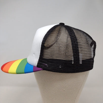 Walmart Snapback Mesh Back Trucker Hat Multi OSFA Rainbow Adjustable