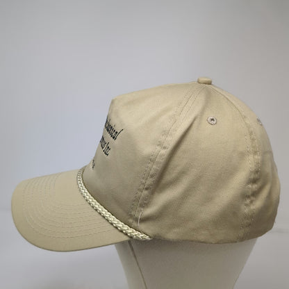 Otto 5 Panel Beige Hat One Size Snapback Rope Barclay Mechanical Paul ID Welder