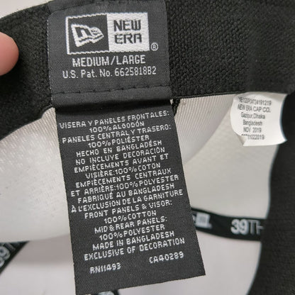 New Era Baseball Cap White L Bayer Mindful Matters Mesh Stretch Fit 39THIRTY Hat