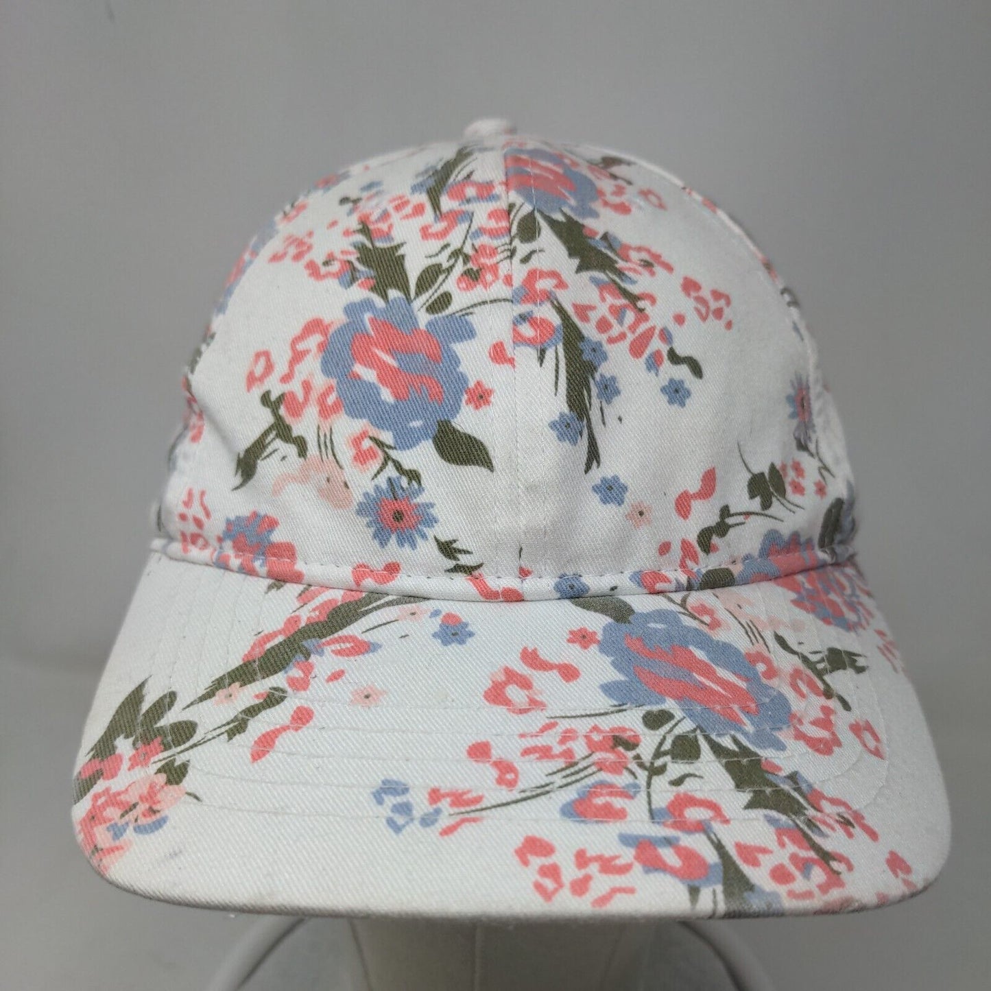 Unbranded Strapback Hat Multicolor OSFM Floral Print Vented Holes Adjustable