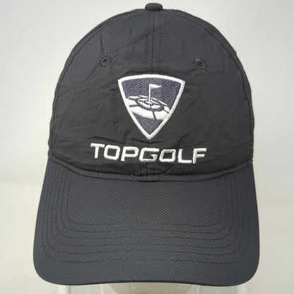 ahead Baseball Cap Gray One Size Topgolf Embroidered Logo Polyester Spandex Hat