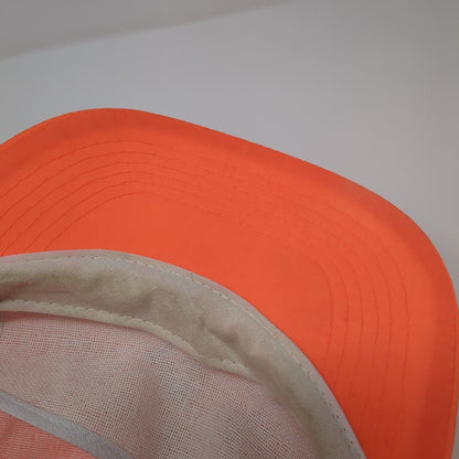 Spirit Lake Lodge Yukon Snapback Hat Orange OSFA Adjustable 6 Panel Nylon