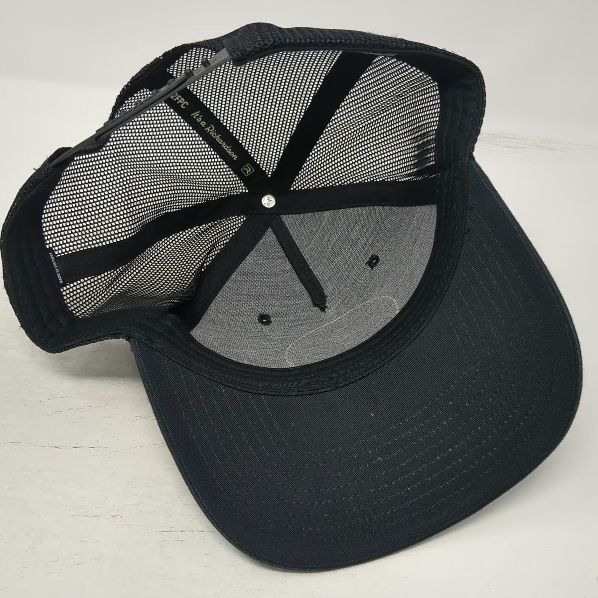 Richardson Trucker Hat Black One Size John Borbonus Memorial Golf Tournament