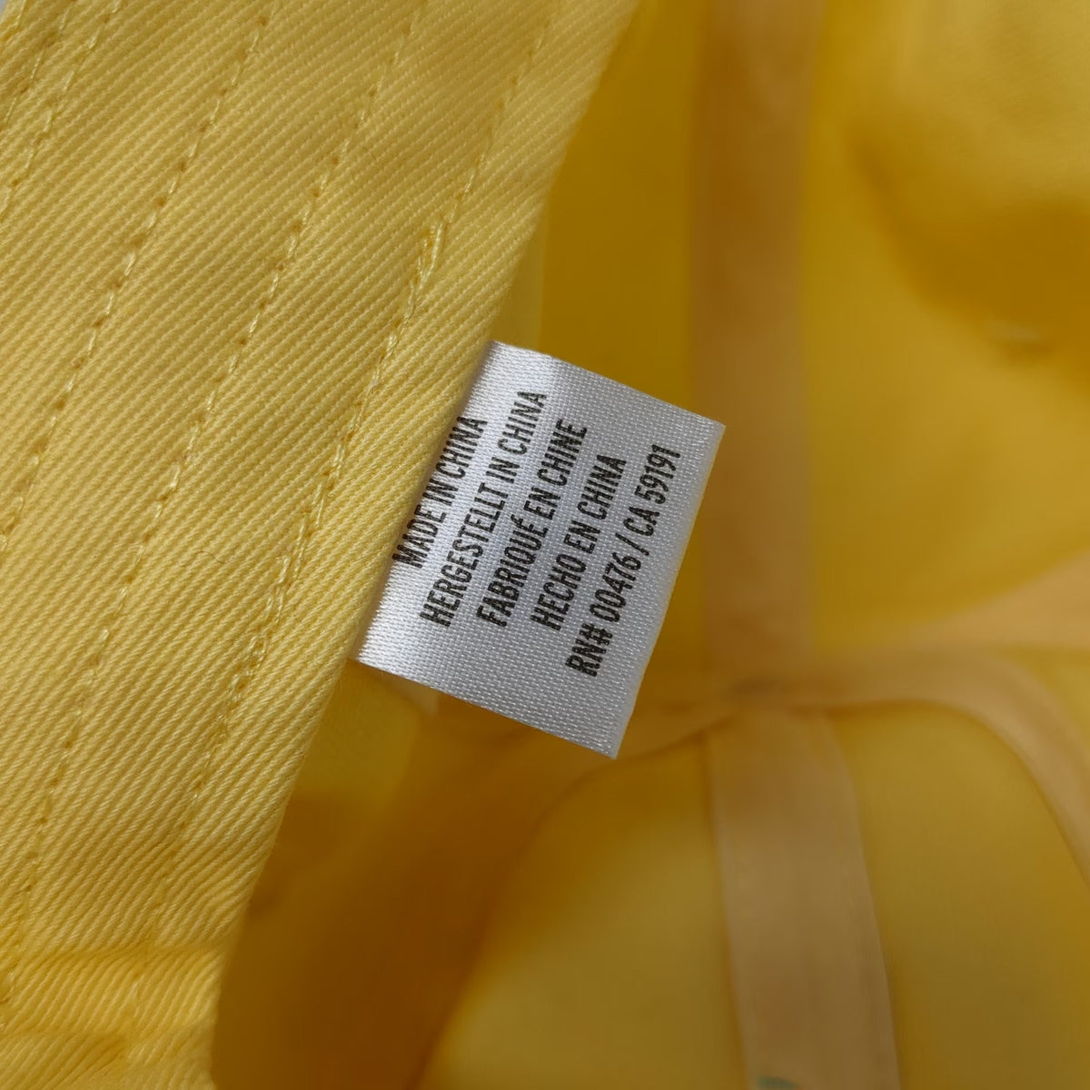 American Needle 2019 Masters Baseball Cap Yellow One Size Cotton Hat Slideback
