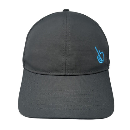 Sysdig Strapback Hat Gray One Size Adjustable Laser Cut Outdoor Cap