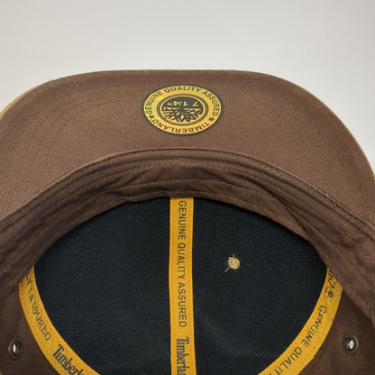 Timberland Fitted Hat Brown 7 1/4 Embroidered Logo Colorblock Outdoor
