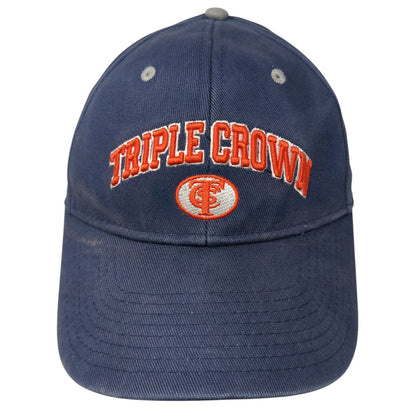 Triple Crown Fitted Hat Blue M/L Lightweight Embroidered Proflex Outdoor Cap