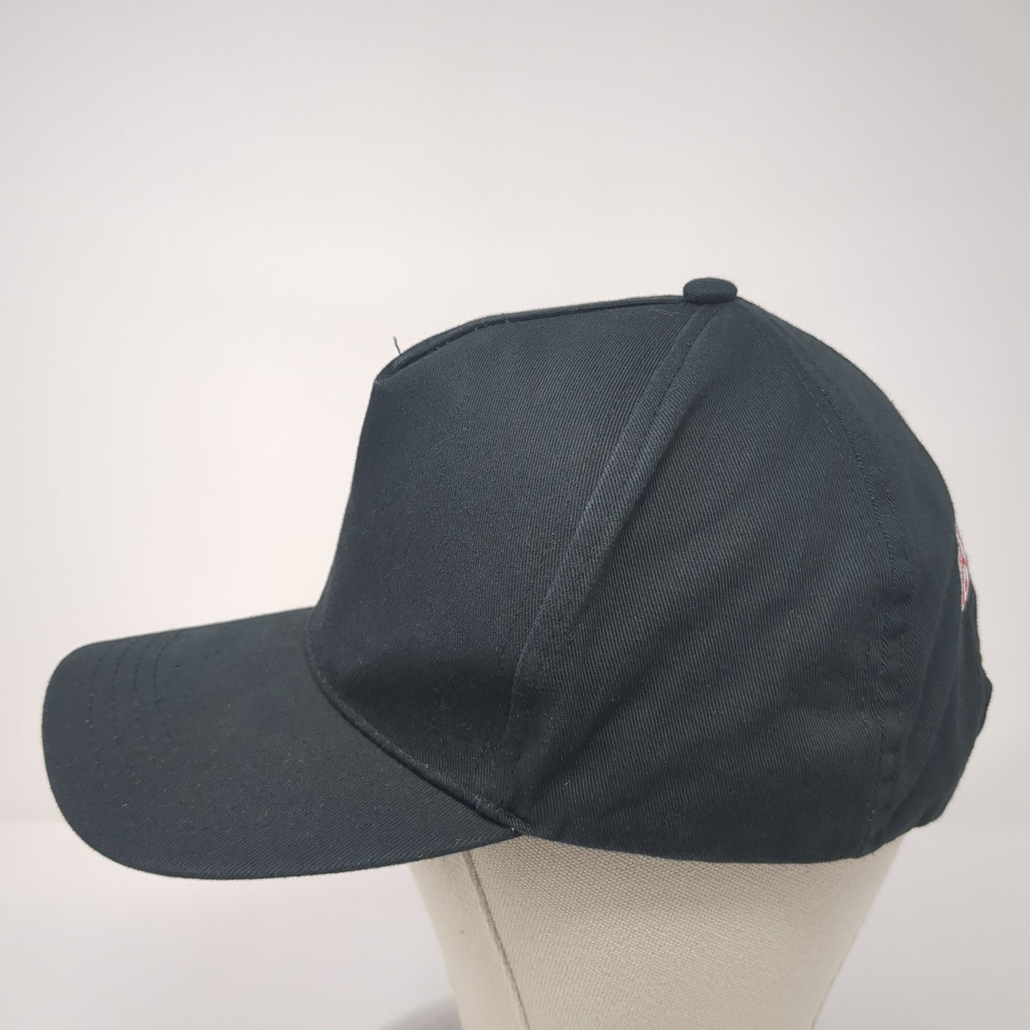 Purina Snapback Hat Black One Size Adjustable Embroidered 6 Panel Blank