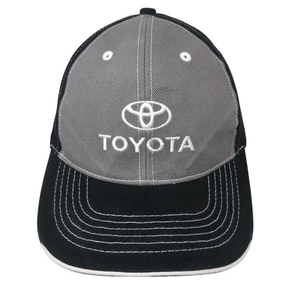 Toyota Spell Out Strapback Hat Multi One Size Embroidered Colorblock