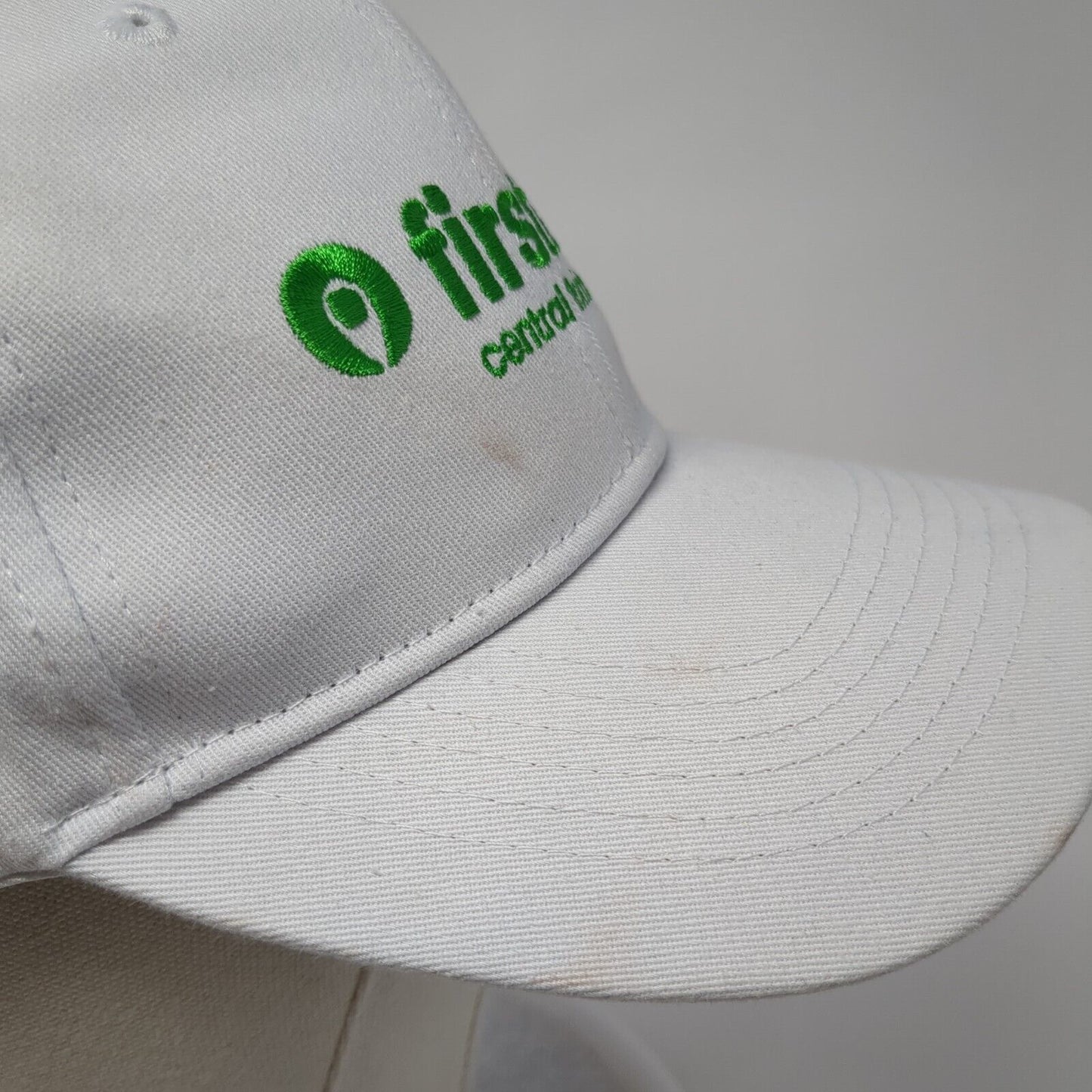 First Tee Central Florida Strapback Hat White One Size Adjustable