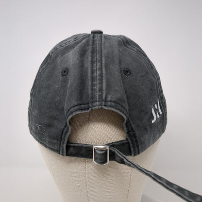 Emoji Face Mask Slideback Hat Gray One Size Adjustable Outdoor Cap