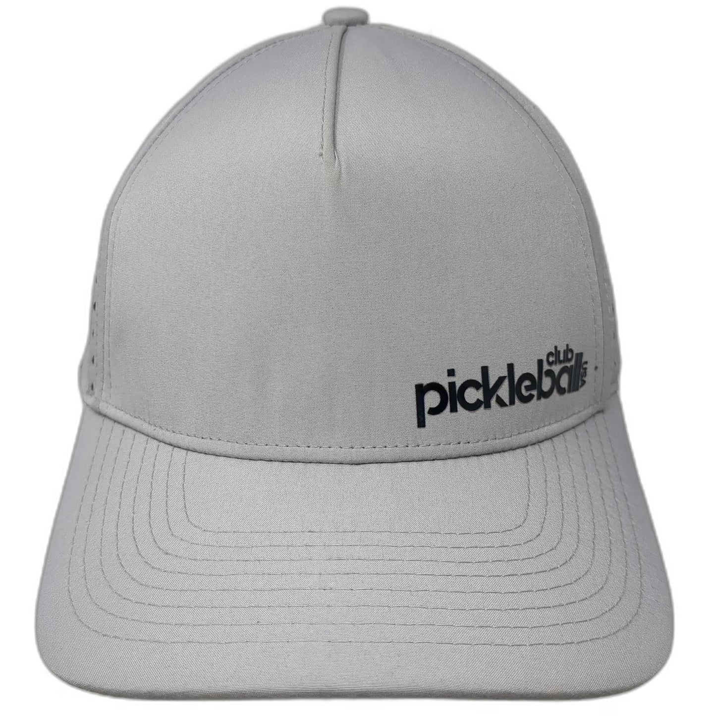 Billest Trucker Hat Gray One Size Snapback Pickleball Club USA Perforated Cap