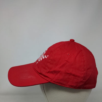 Faded Glory American Flag Slideback Hat Red One Size Adjustable