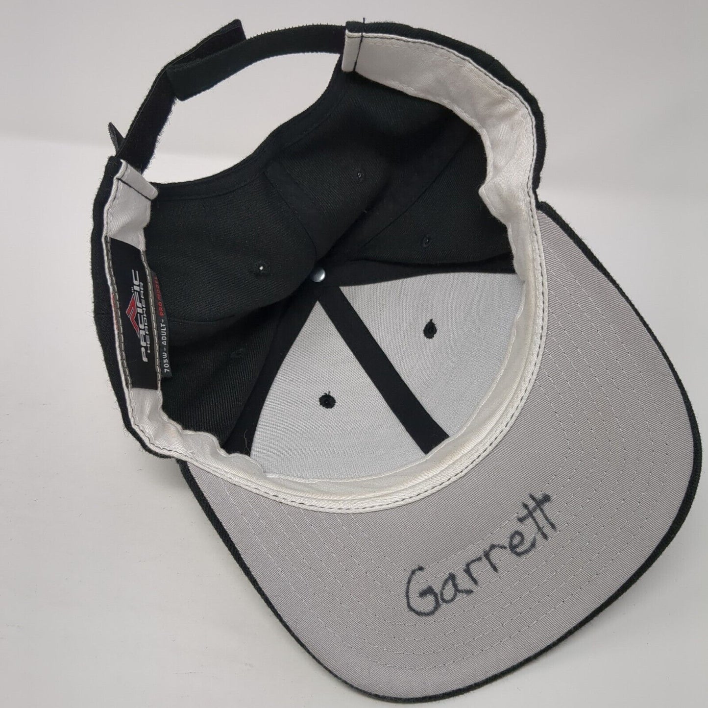Tigers Baseball Strapback Hat Black One Size Pacific Headwear 6 Panel