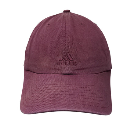 Adidas 3 Stripes Slideback Hat Red One Size Embroidered Aeroready