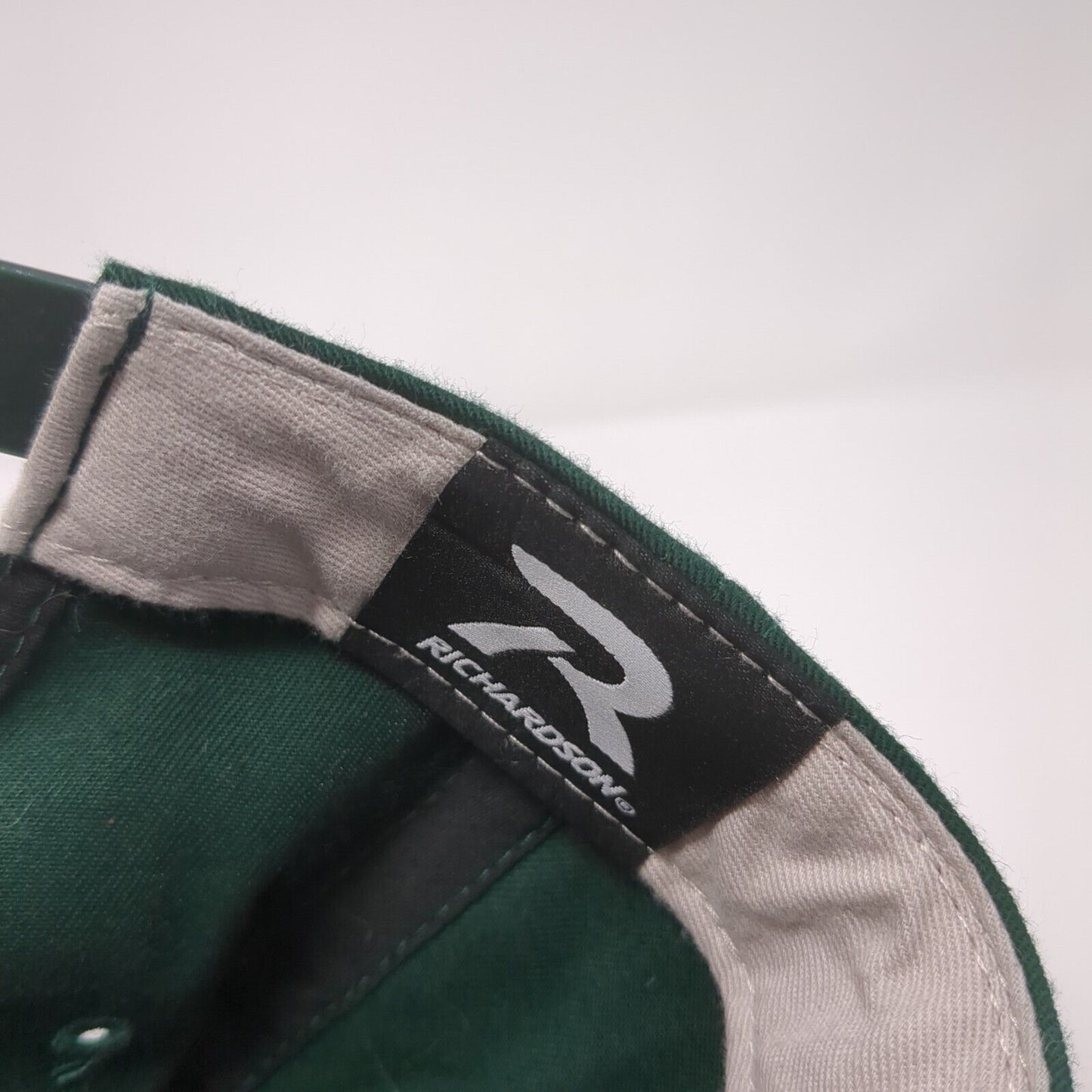 Letter C Snapback Hat Green One Size Small Solid Adjustable Richardson