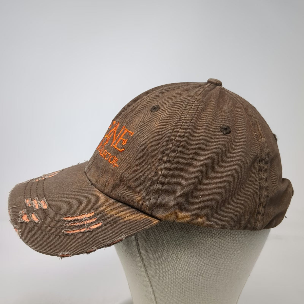 Bone Collector Baseball Cap Brown One Size Michael Waddell Antler Logo Hat