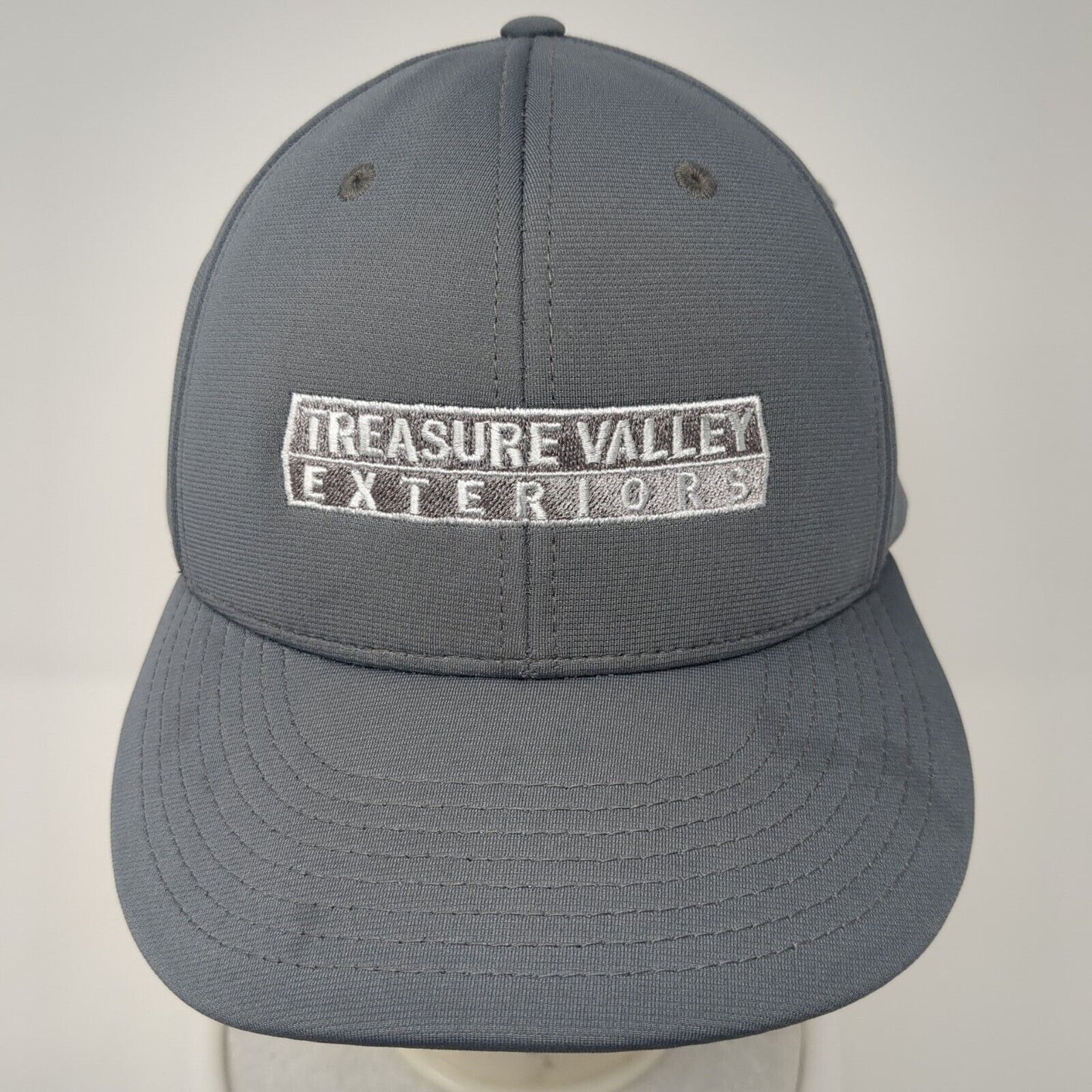 Treasure Valley Exteriors Fitted Hat Gray L-XL Solid Richardson 6 Panel