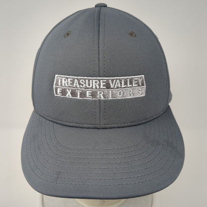 Treasure Valley Exteriors Fitted Hat Gray L-XL Solid Richardson 6 Panel