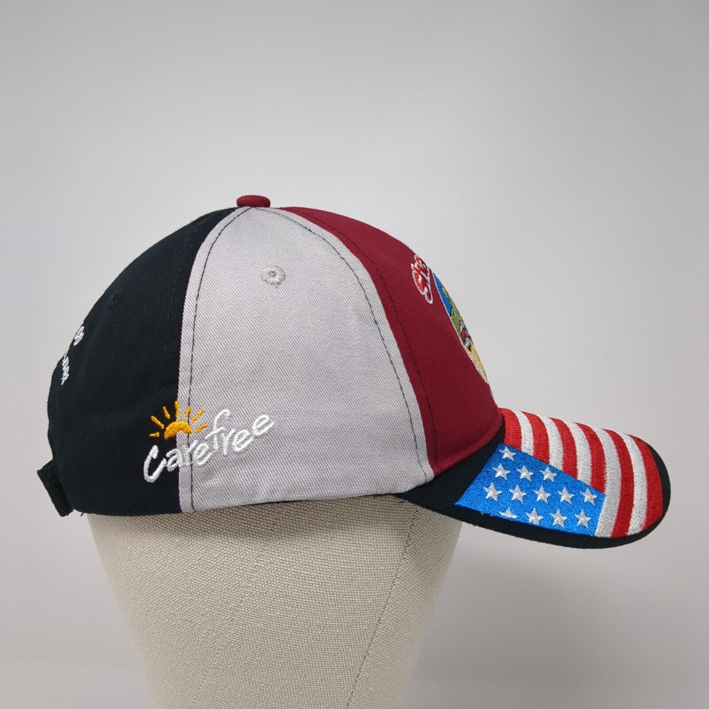 ShadePro Quartzsite 2020 Strapback Hat Multicolor One Size USA Flag