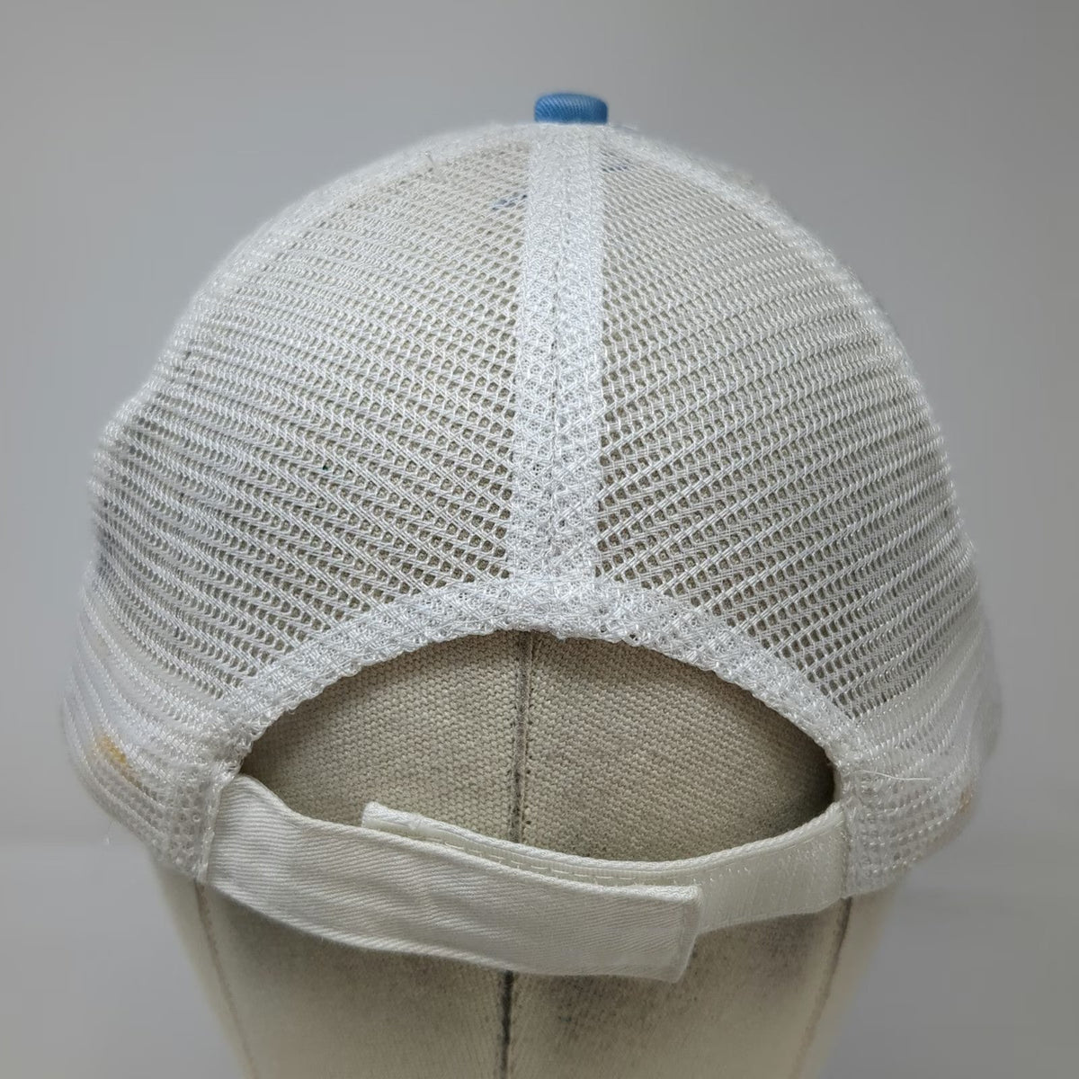 K-Products Baseball Cap Blue OSFM Mesh Back Strapback Honda Patch Graphic Hat