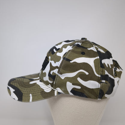 O'Reilly Auto Parts Strapback Hat Multi Camouflage One Size Embroidered