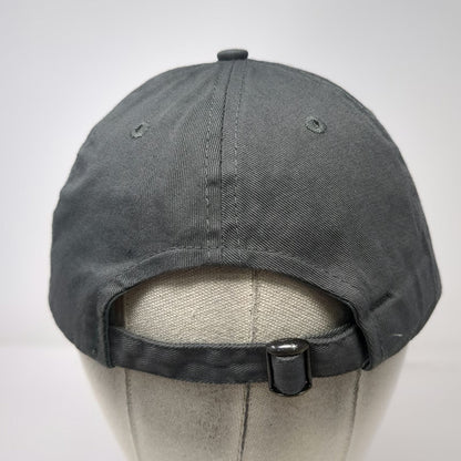 Cabela's Club Baseball Cap Gray One Size Adjustable Yellow Script Logo Hat