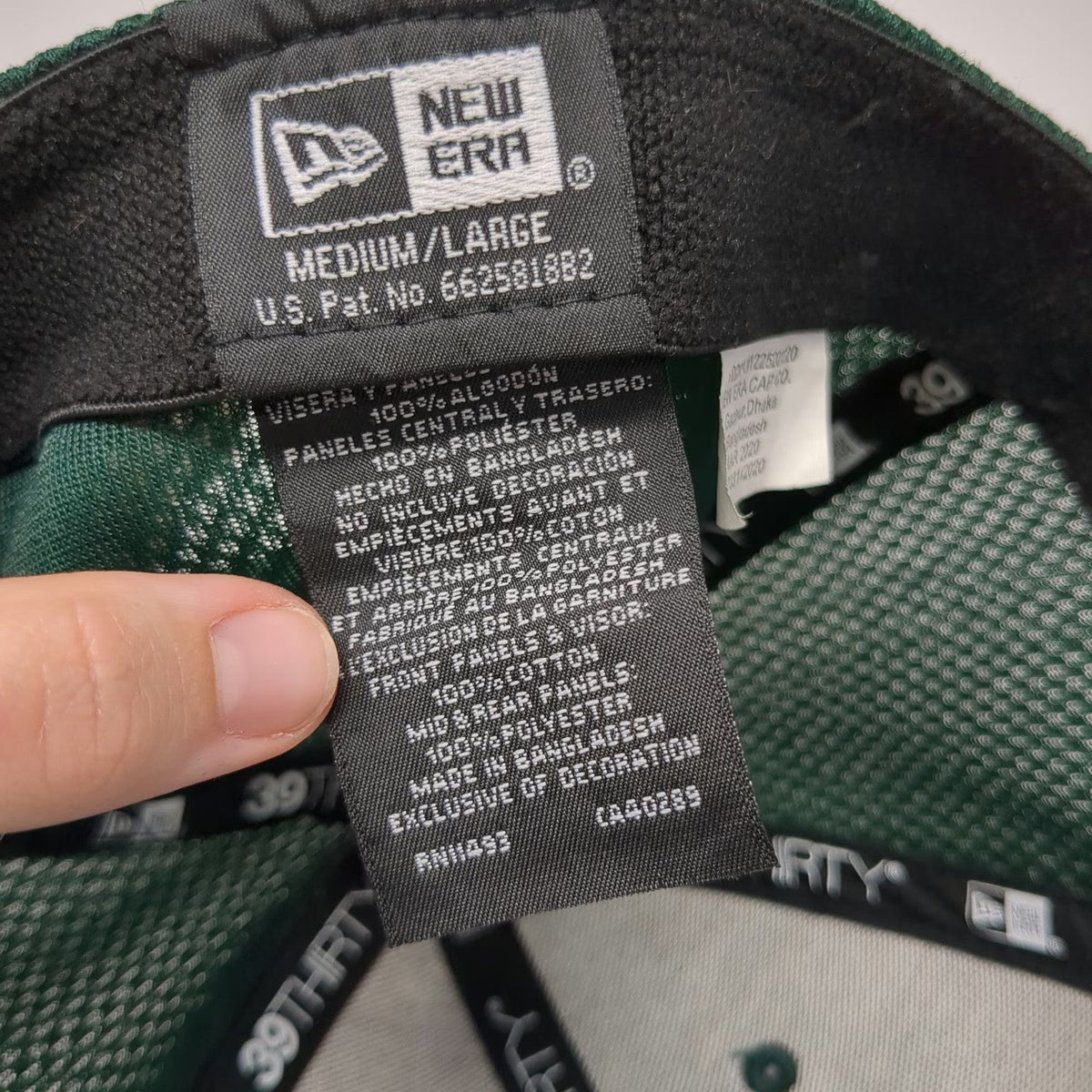 New Era Baseball Cap Green White L Pennsylvania Convention Center Hat 39THIRTY