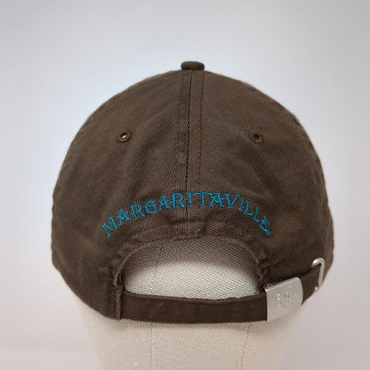 It's 5 O'Clock Somewhere Slideback Hat Brown OS Adjustable Margaritaville Cotton