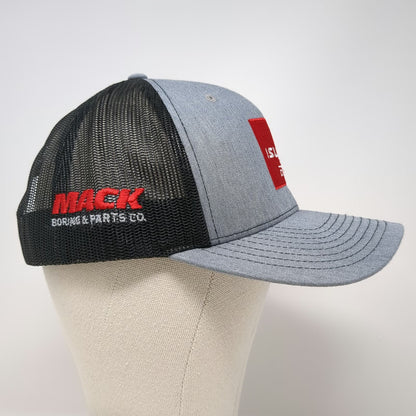 Richardson Trucker Hat Gray One Size Isuzu Diesel Mack Boring Parts Co.