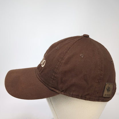 Dri Duck Idaho Baseball Cap Brown OS Cotton Deer Wildlife Graphic Slideback Hat