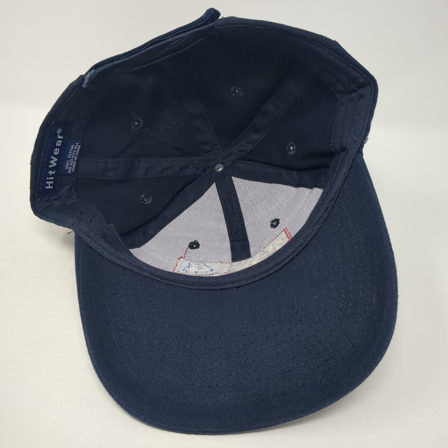 News 4 Storm Mode Strapback Hat Blue One Size Embroidered Hit Wear