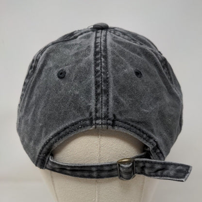 Bad Hair Day Slideback Hat Black OSFM Adjustable Embroidered Vented Holes