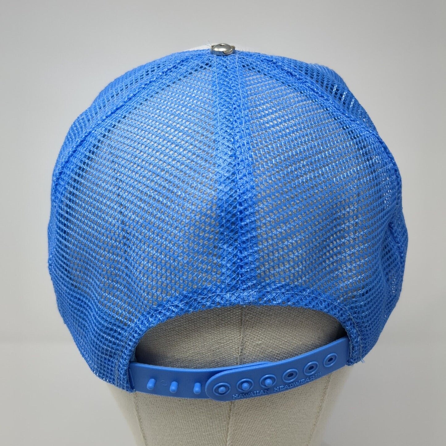 Humuhumunukunuku Apua'a 50th State Fish Hawaii Trucker Hat Blue OS Mesh Rope