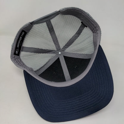 Perma-Liner Industries Snapback Mesh Back Trucker Hat Blue Adult Colorblock