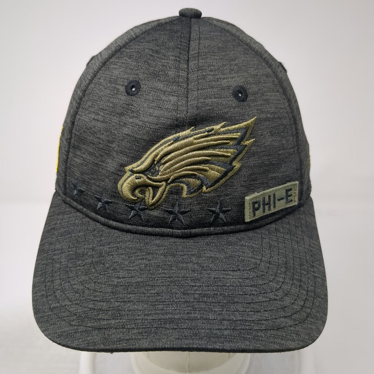 Philadelphia Eagles NFL New Era Gray Cap One Size Salute to Service Camo OSFM