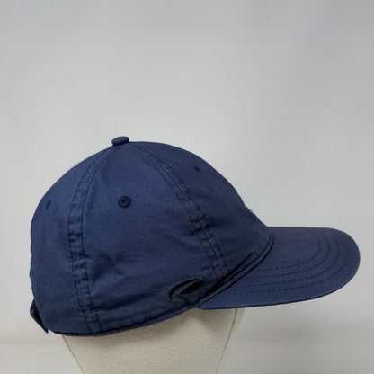 AIR Staff Strapback Hat Blue One Size Adjustable Embroidered 6 Panel Pukka