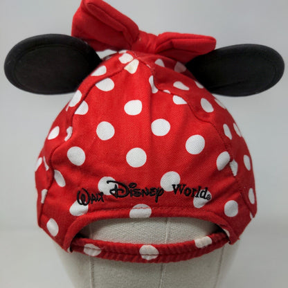 Walt Disney World Girl's Stretchy Toddler Hat Multicolor Minnie Mouse Ears